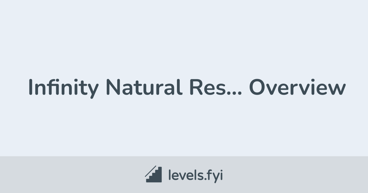 Infinity Natural Resources Careers | Levels.fyi