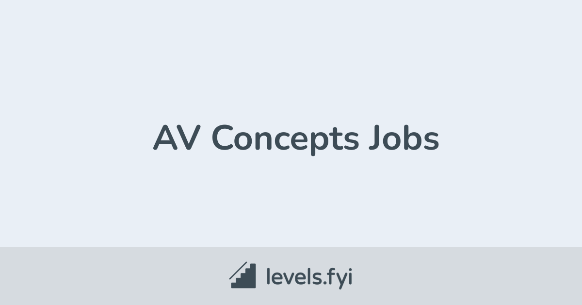 AV Concepts Jobs Levels.fyi