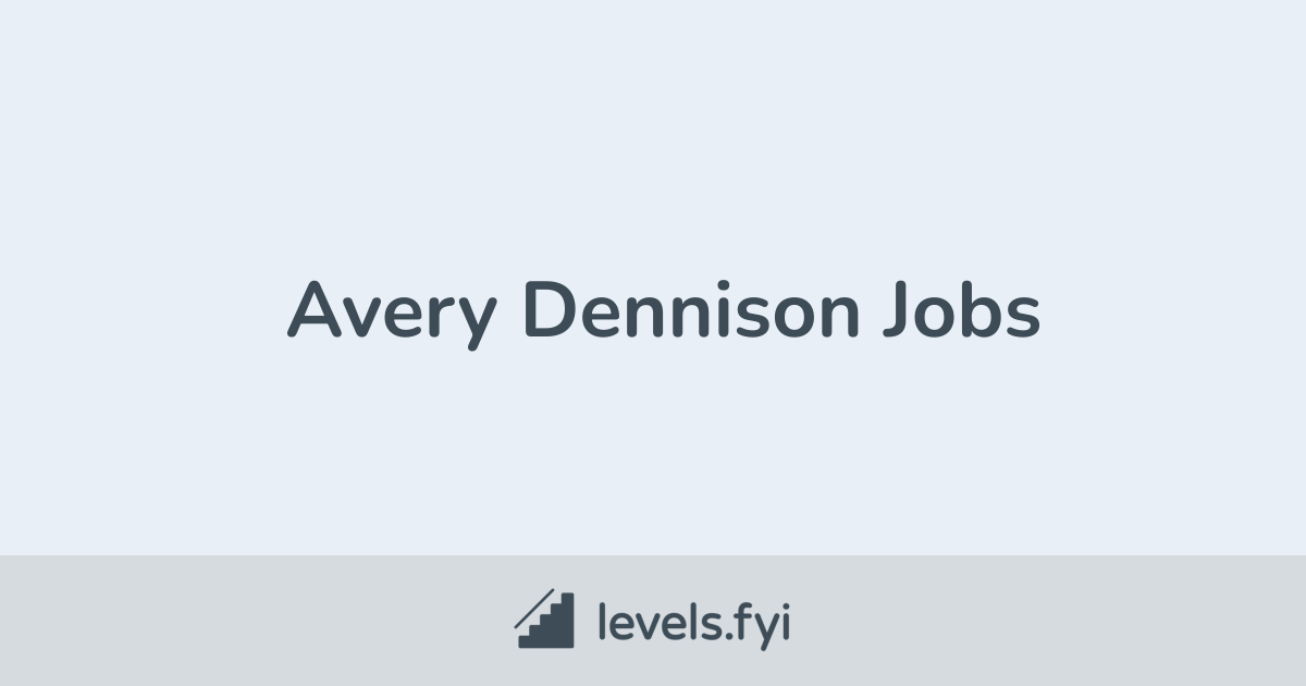 Avery Dennison Jobs Levels.fyi