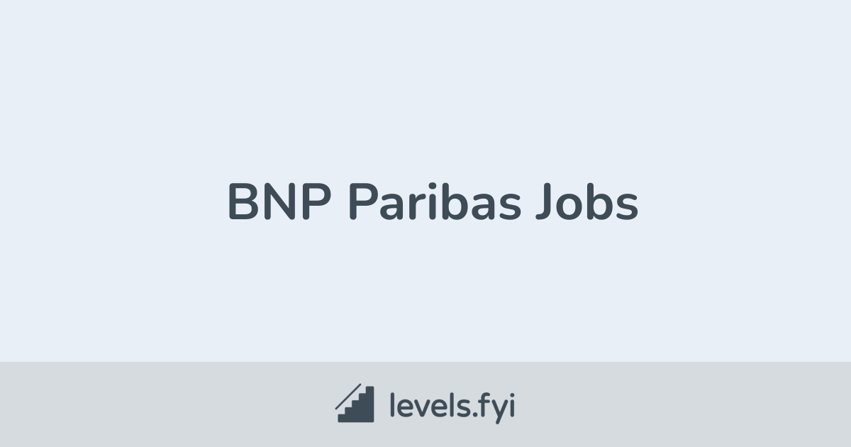 FRESH Application Support Analyst BNP Paribas Levels.fyi