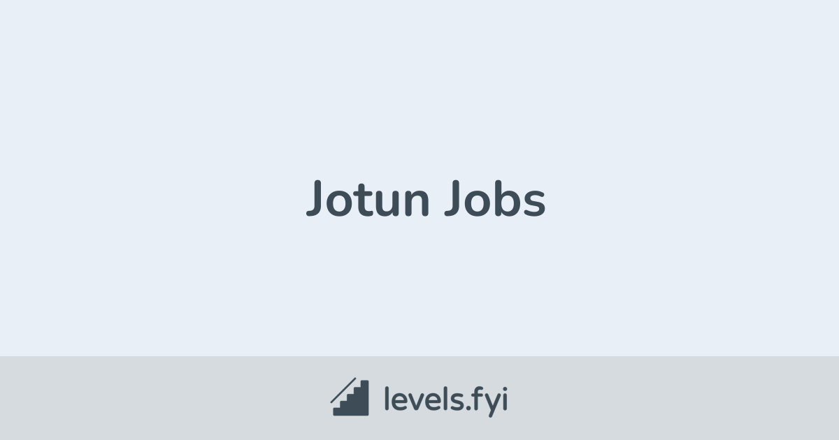 Jotun Jobs