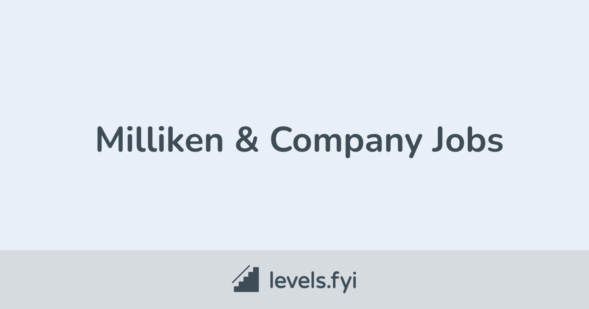 Commercial Account Manager Ind... Milliken & Company Levels.fyi