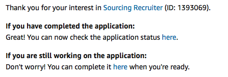 Amazon S Application Process